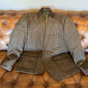 Chaps Olive Quilted Jacket